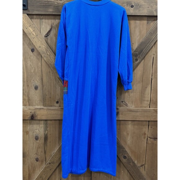 Vintage Puppy Christmas Holiday Novelty Dog Long Lounge Nightgown Sleepwear Sz M - Picture 5 of 5